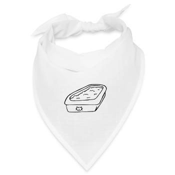Katzenklo Stinki Katzenpups - Bandana Dreieckstuch - Weiß - Vorne