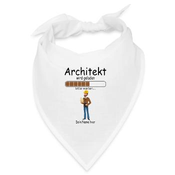 Angehende Architekten Architekturstudent für Baby - Bandana Dreieckstuch - Weiß - Vorne