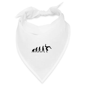 Turnen Handstand Evolution - Bandana Dreieckstuch - Weiß - Vorne