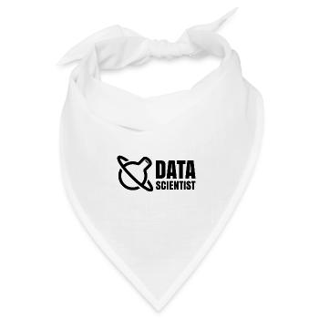 Datenwissenschaftler Scientist Datenwissenschaft - Bandana Dreieckstuch - Weiß - Vorne