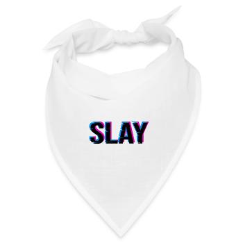 SLAY - Bandana Dreieckstuch - Weiß - Vorne
