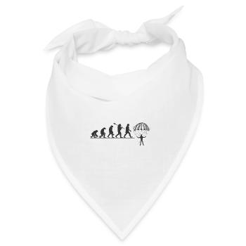 Evolution Fallschirm - Bandana Dreieckstuch - Weiß - Vorne