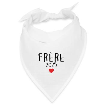 Brother 2025 - Future Brother 2025 - Bandana Dreieckstuch - Weiß - Vorne
