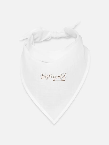 Westerwald - Bandana Dreieckstuch - Weiß