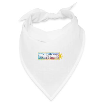 Philippinen Filipina Stolz Flagge Pinay I Geschenk - Bandana Dreieckstuch - Weiß - Vorne