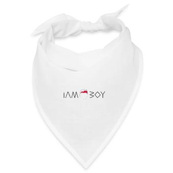Ich bin ein polnischer Junge - Bandana Dreieckstuch - Weiß - Vorne