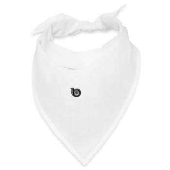 Turbo Boost Turbolader Tuning Geschenkidee zu Weih - Bandana Dreieckstuch - Weiß - Vorne