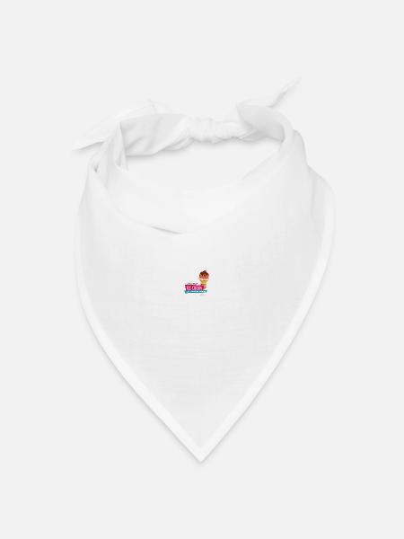 Sommer - Bandana Dreieckstuch - Weiß
