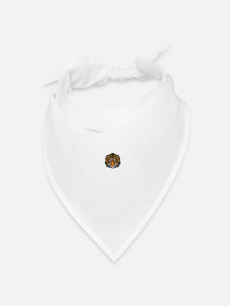 Wildtiere - Bandana Dreieckstuch - Weiß