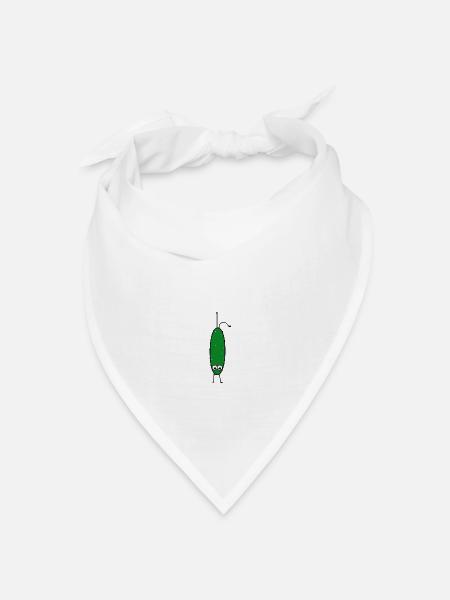 Pickles - Bandana Dreieckstuch - Weiß