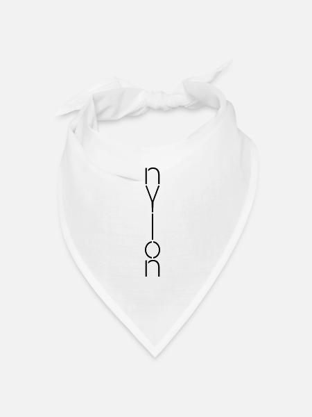 Nylon - Bandana Dreieckstuch - Weiß