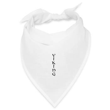 Wikinger | Nordmann | Skandinavien | Krieger - Bandana Dreieckstuch - Weiß - Vorne