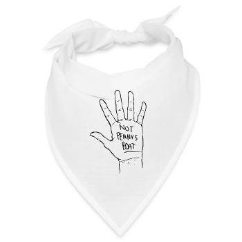 Nicht Pennys Boat - Bandana Dreieckstuch - Weiß - Vorne