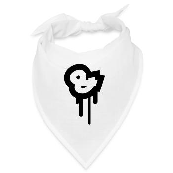 Ampersand - Bandana Dreieckstuch - Weiß - Vorne