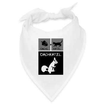 Eichhörnchen - Oachkatzl - Bandana Dreieckstuch - Weiß - Vorne