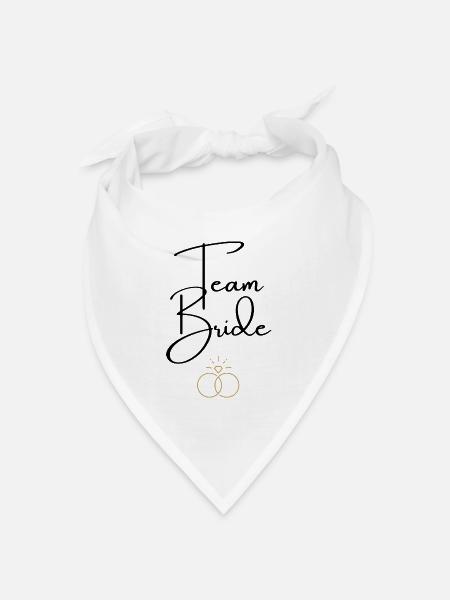 Bride - Bandana Dreieckstuch - Weiß