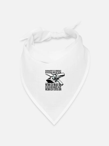 Autopflege Polieren - Bandana Dreieckstuch - Weiß