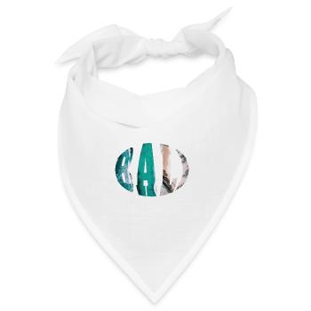 Bali - Indonesien - Bandana Dreieckstuch - Weiß - Vorne