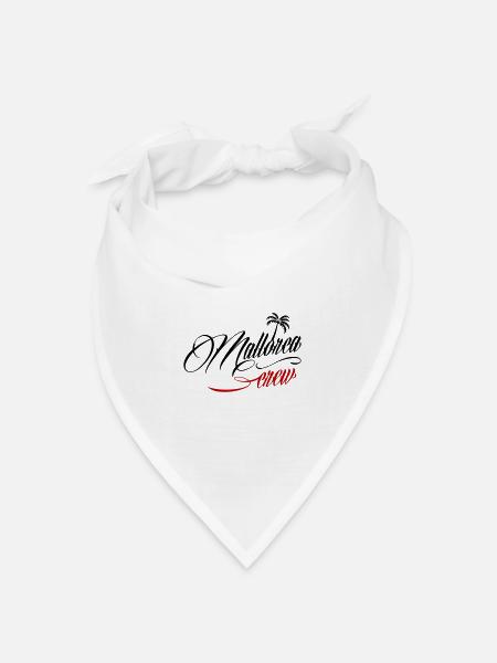 Mallorca Crew - Bandana Dreieckstuch - Weiß