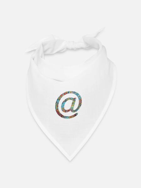 @ et e 31 - Bandana Dreieckstuch - Weiß