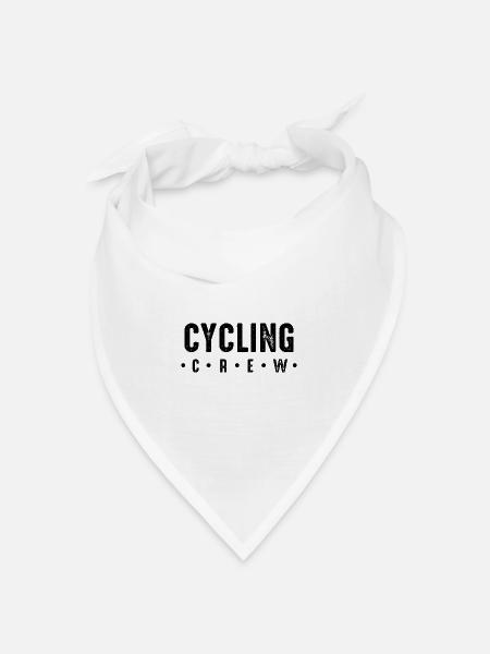 Cycling Crew - Bandana Dreieckstuch - Weiß
