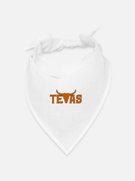 Texas - Bandana Dreieckstuch - Weiß