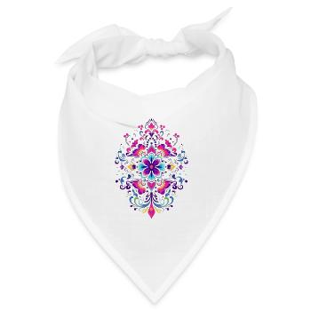 Echoes of antiquity - Bandana Dreieckstuch - Weiß - Vorne