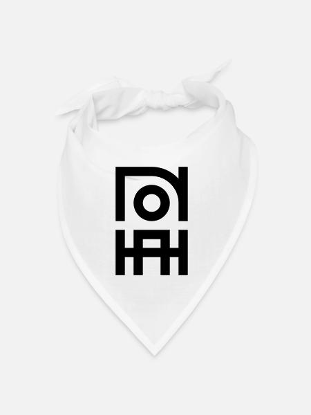 noah full - Bandana Dreieckstuch - Weiß