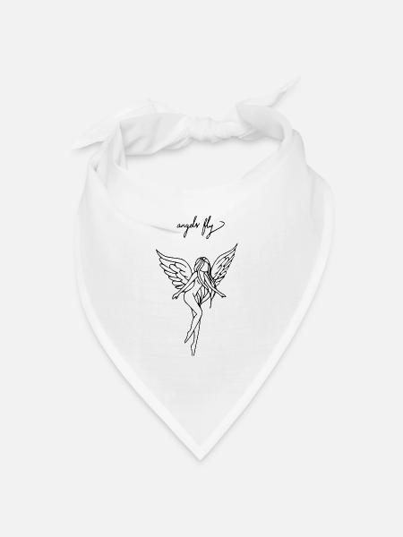 Elfe - Bandana Dreieckstuch - Weiß