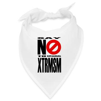 NO2XTRMSM - Bandana Dreieckstuch - Weiß - Vorne