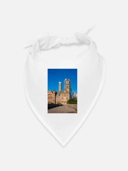 Altes Rathaus, Toronto, Kanada - Bandana Dreieckstuch - Weiß