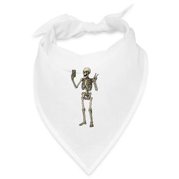 Selfie - Bandana Dreieckstuch - Weiß - Vorne