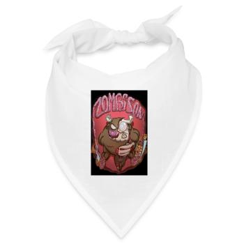 Zombison 3 Poster - Bandana Dreieckstuch - Weiß - Vorne