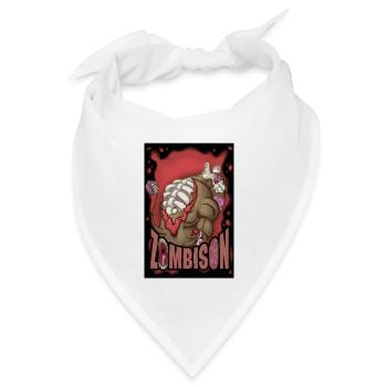 Zombison 2 Poster - Bandana Dreieckstuch - Weiß - Vorne