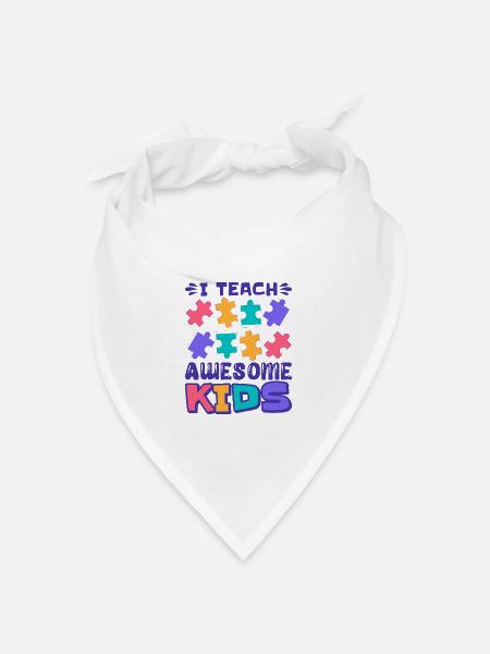 Autismus autist Autismus Mama Autismus - Bandana Dreieckstuch - Weiß