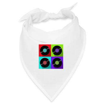 QuadColor Vinyl - Bandana Dreieckstuch - Weiß - Vorne