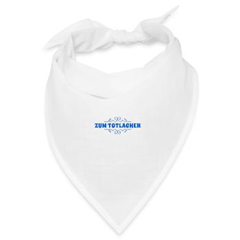 wie witzig - Bandana Dreieckstuch - Weiß - Vorne