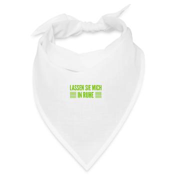stoppen sie das - Bandana Dreieckstuch - Weiß - Vorne