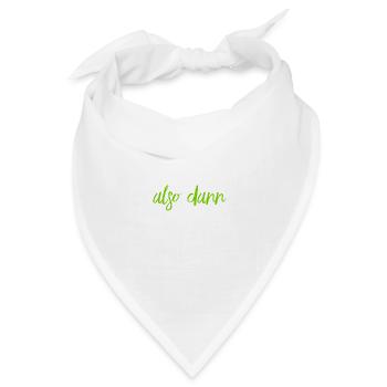 auf geht es - Bandana Dreieckstuch - Weiß - Vorne