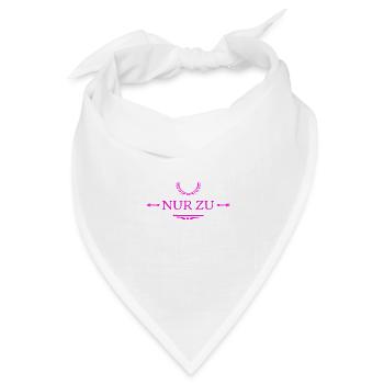 das wird schon - Bandana Dreieckstuch - Weiß - Vorne