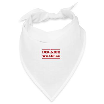 wie genial - Bandana Dreieckstuch - Weiß - Vorne