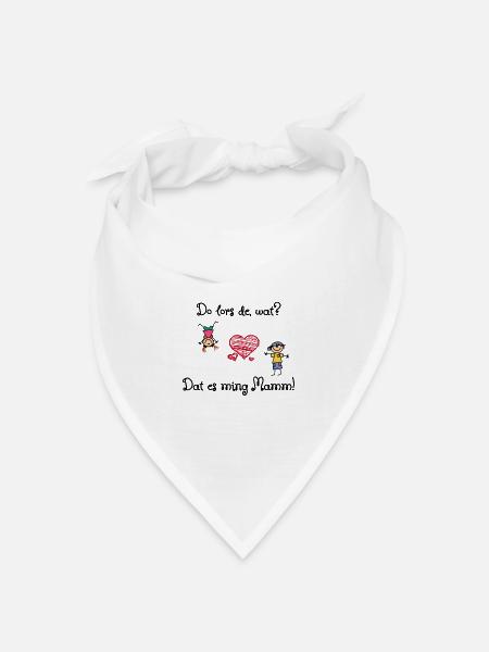 Do lors de, wat? - Kölscher Spruch - Bandana Dreieckstuch - Weiß