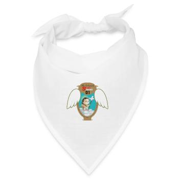 Jesus Classic Baby Schild - Bandana Dreieckstuch - Weiß - Vorne