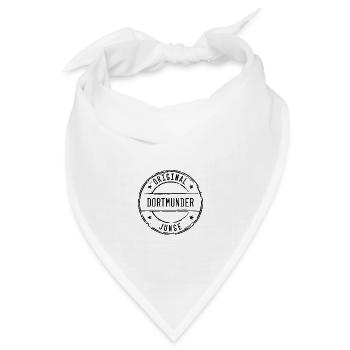 Dortmund - Bandana Dreieckstuch - Weiß - Vorne