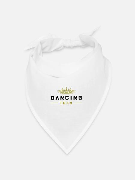 Dancing Team - Bandana Dreieckstuch - Weiß