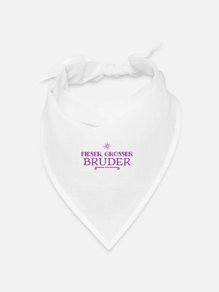 ich bin fies - Bandana Dreieckstuch - Weiß