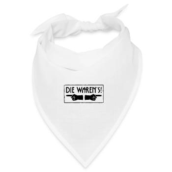 Die waren's - Bandana Dreieckstuch - Weiß - Vorne