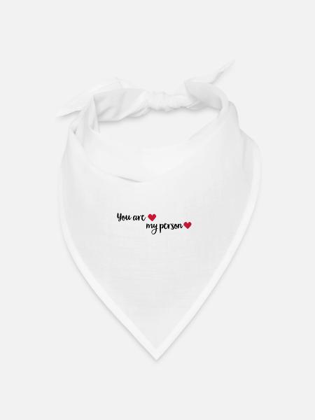 myperson - Bandana Dreieckstuch - Weiß