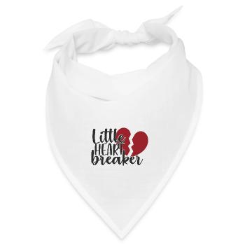 Kleiner Herzensbrecher - Kleiner Herzensbrecher - Bandana Dreieckstuch - Weiß - Vorne