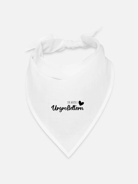 Ihr werdet Urgroßeltern - Bandana Dreieckstuch - Weiß